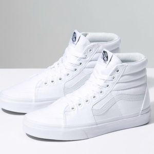 Vans Sk8-Hi Tops White